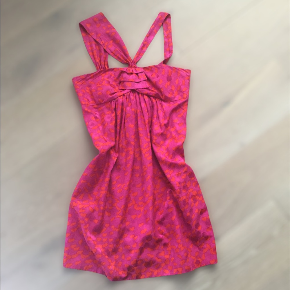 Marc by Marc Jacobs NIX Hearts Halter Silk Dress